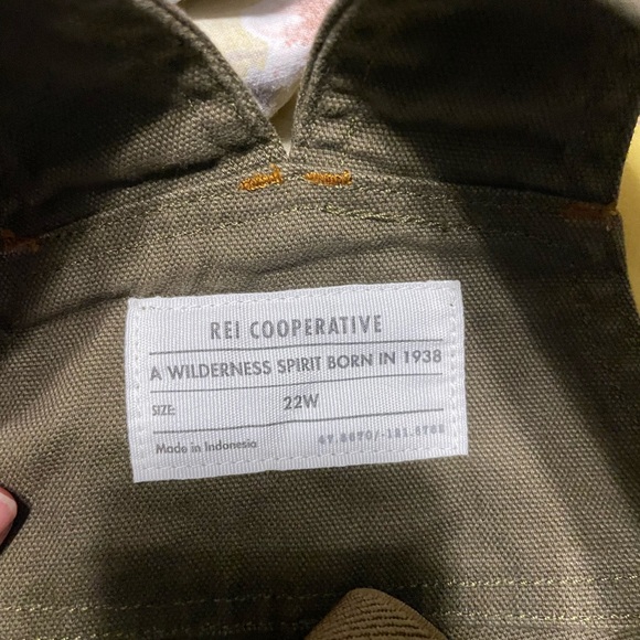 REI Olive Green Jumpsuit - Picture 2 of 3